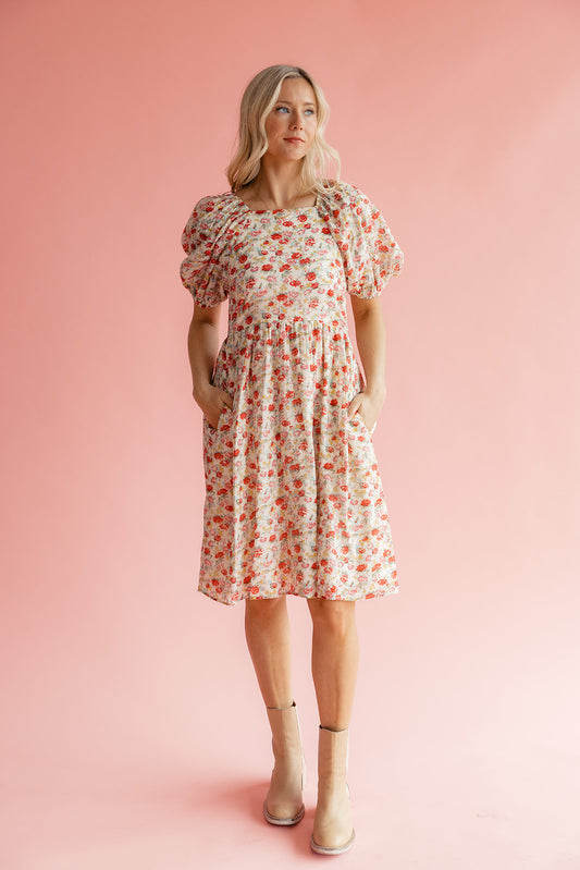 Clarissa Square Neck Midi