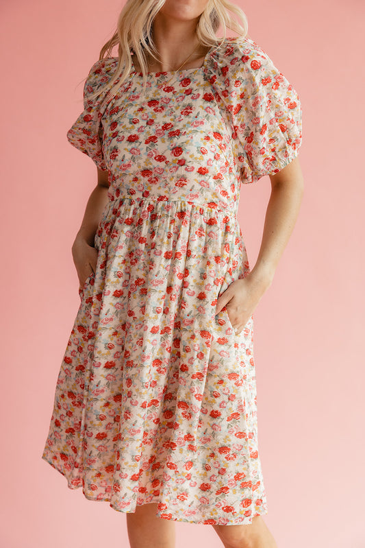 Clarissa Square Neck Midi