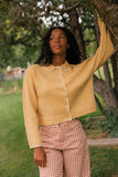 Toasted Oat Collared Cardigan