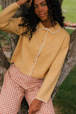 Toasted Oat Collared Cardigan