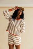 Nyla Striped Set