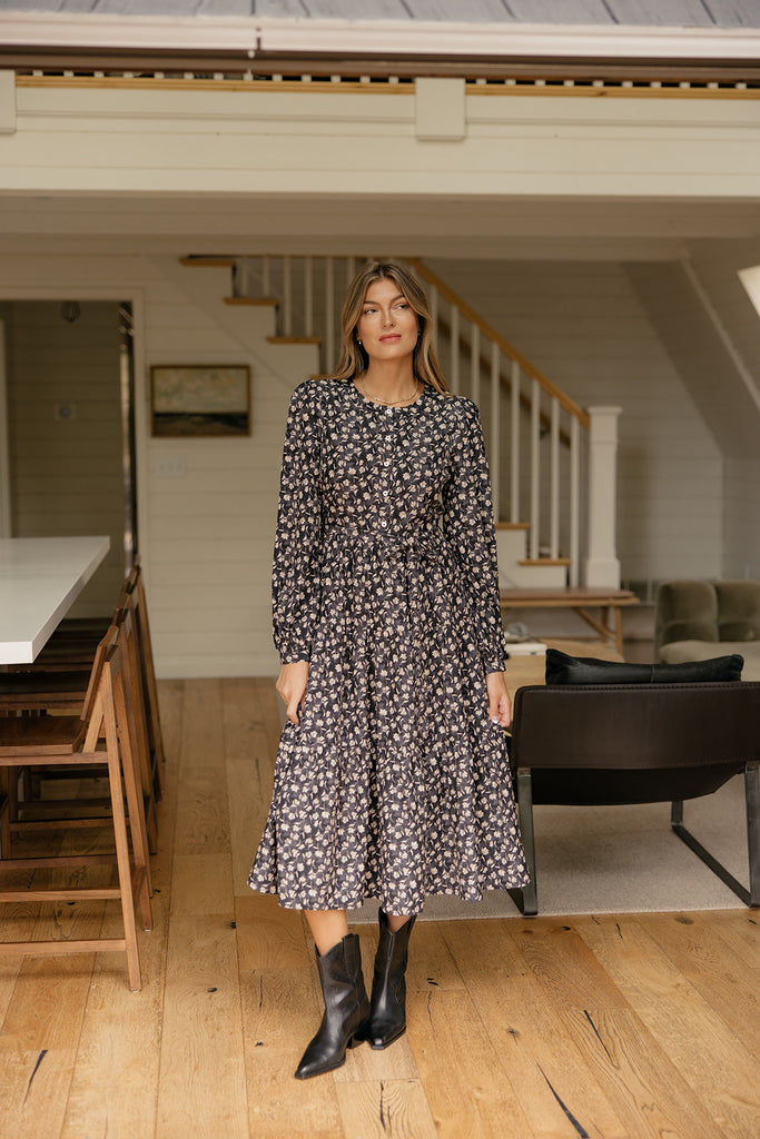 Evening Meadow Floral Dress