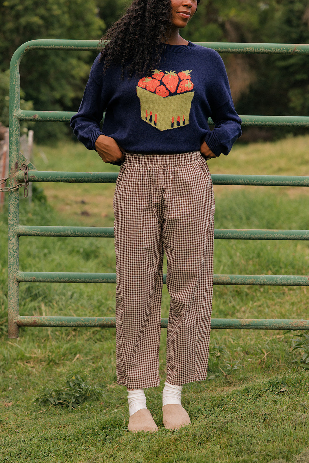 Wren Gingham Pants