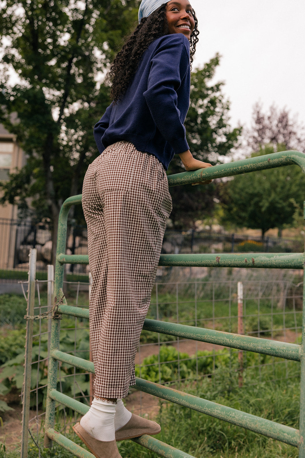 Wren Gingham Pants