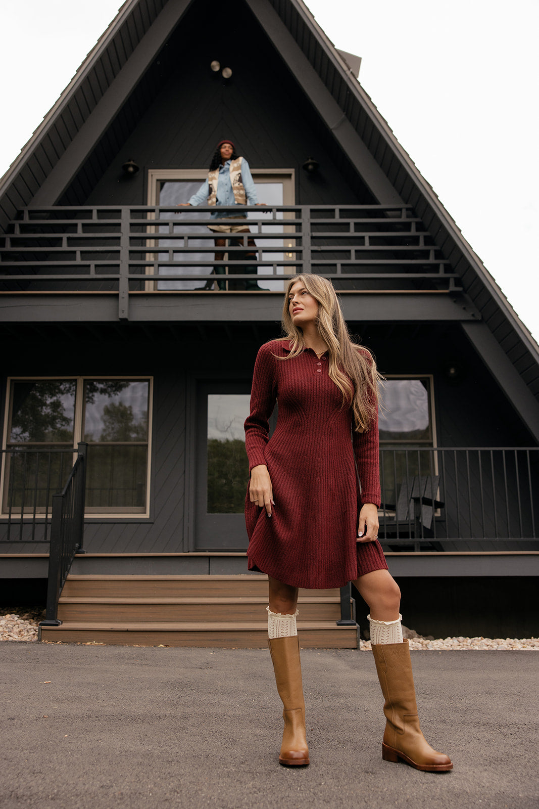 Mirabelle Knit Collared Dress