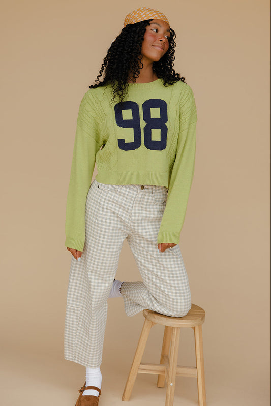 Homecoming Cable Knit Sweater