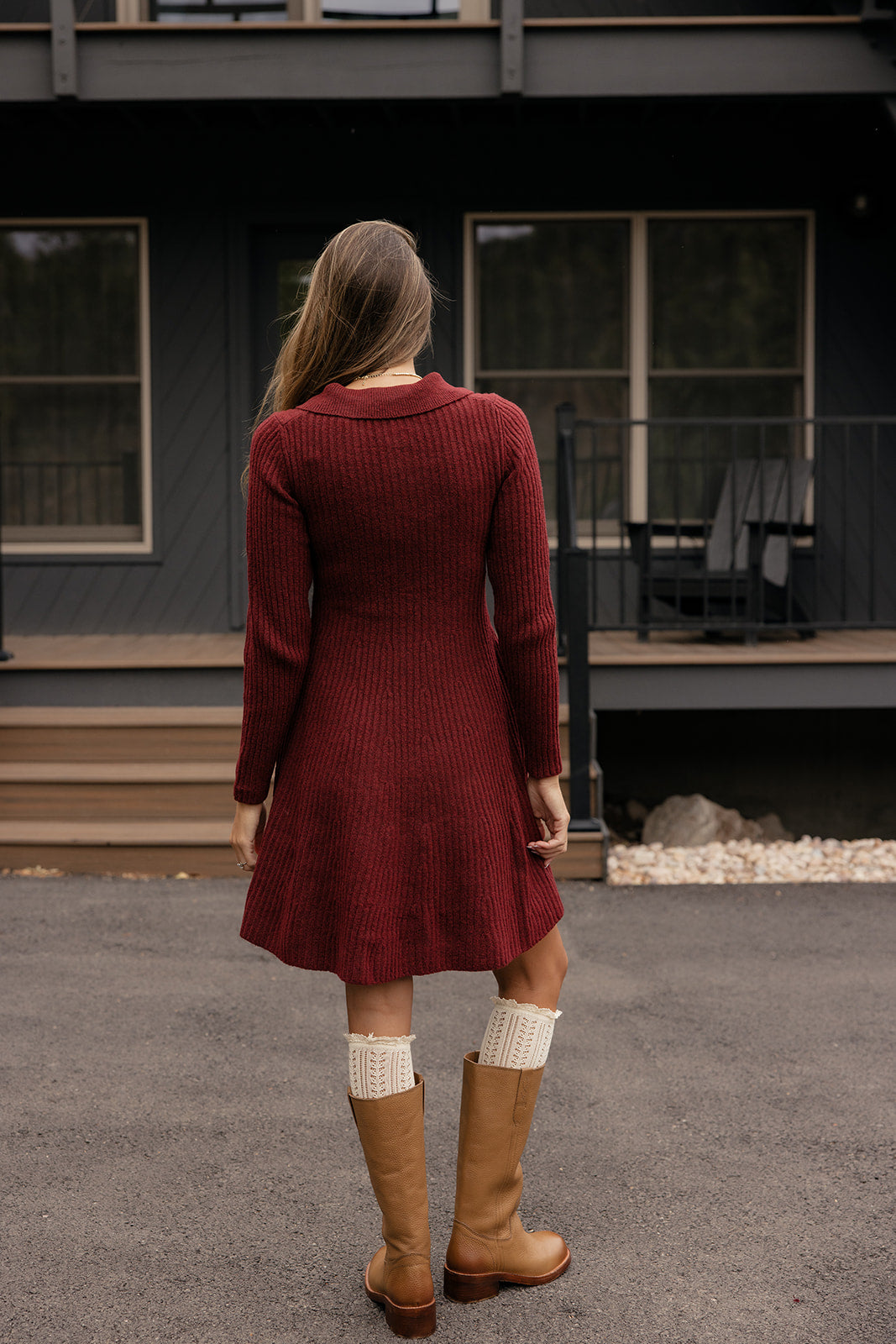 Mirabelle Knit Collared Dress
