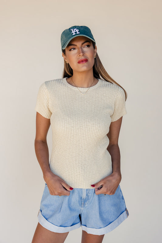 The Jasper Ribbed Tee