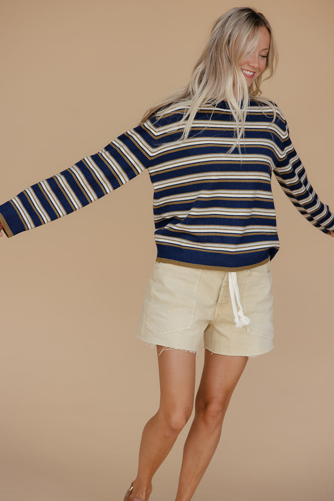 Nautical Charm Stripe Sweater