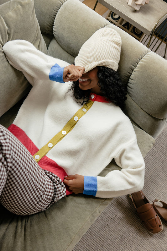 Colored Pencil Cardigan