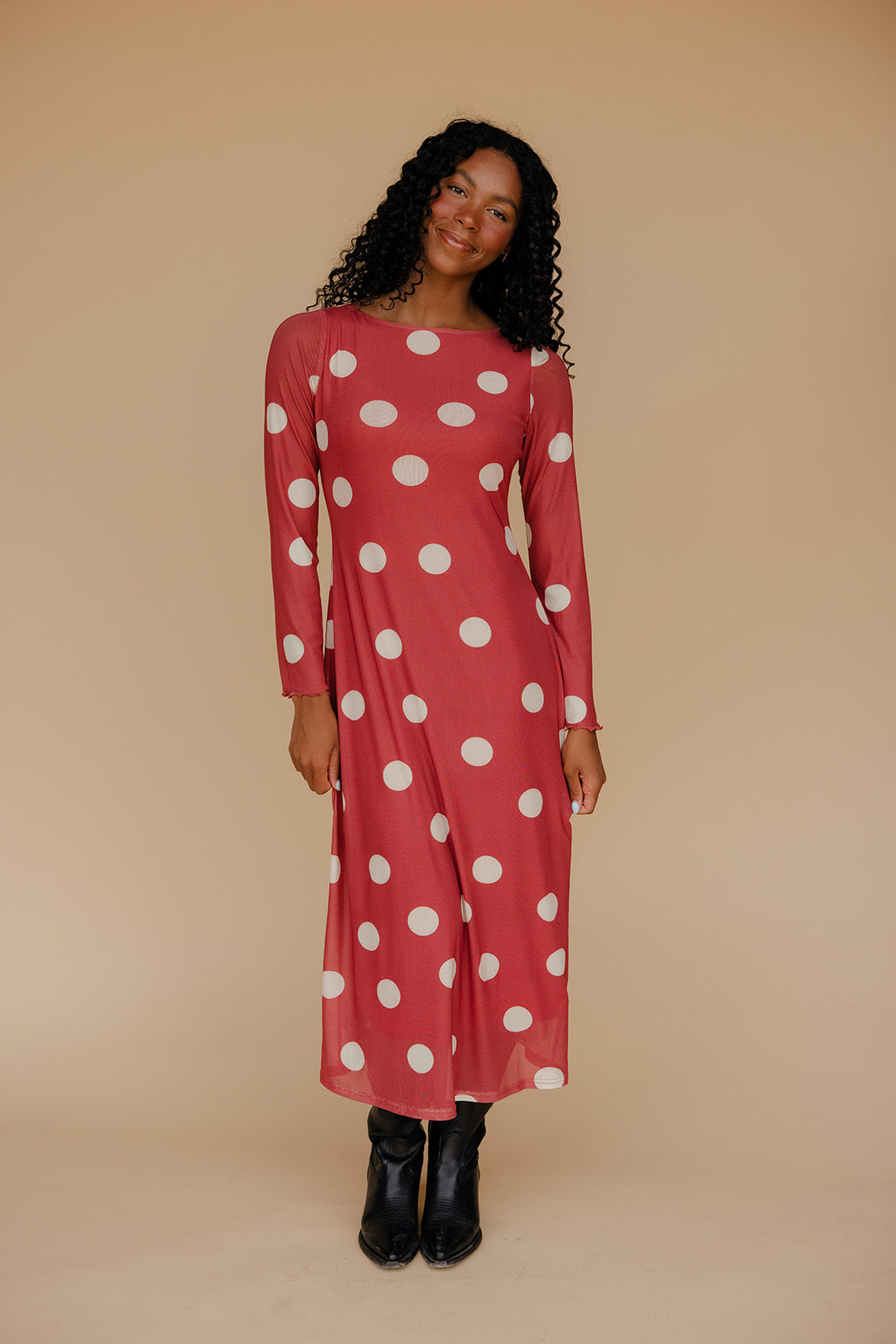 Ruby Dot Dress