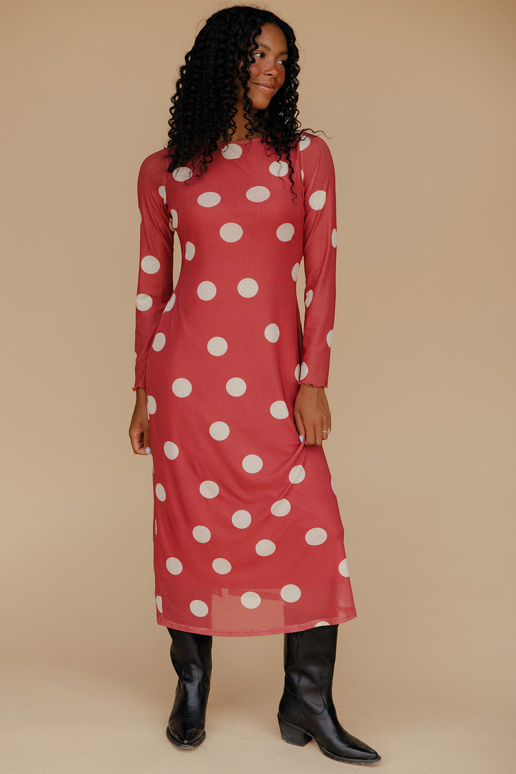 Ruby Dot Dress