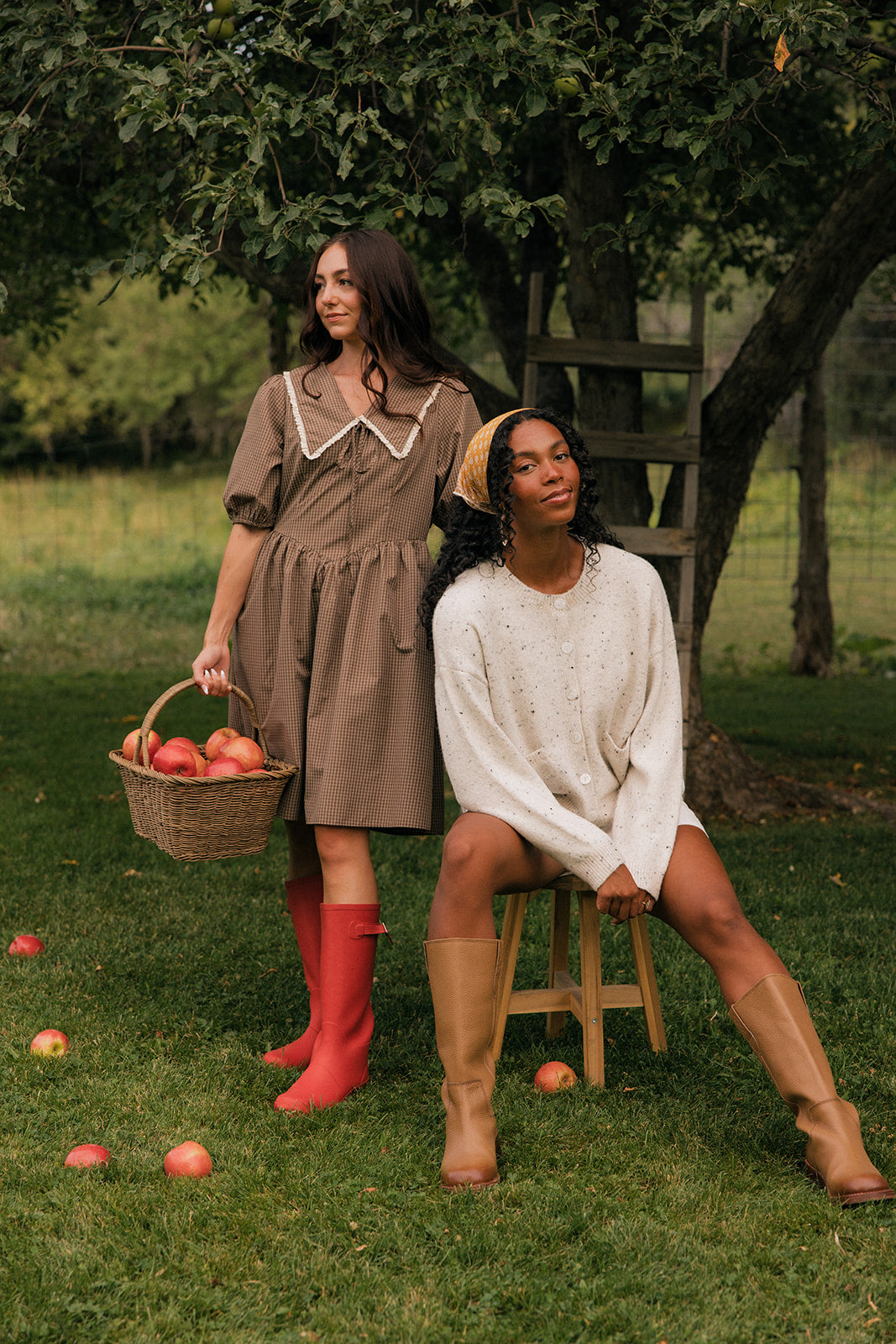 Chocolate Malt Collared Dress