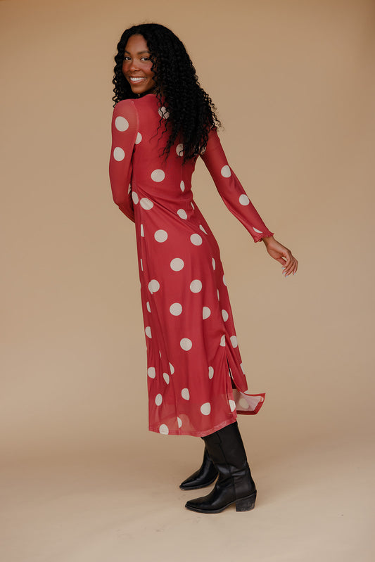 Ruby Dot Dress