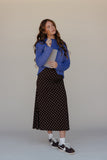 Latte Love Dot Skirt