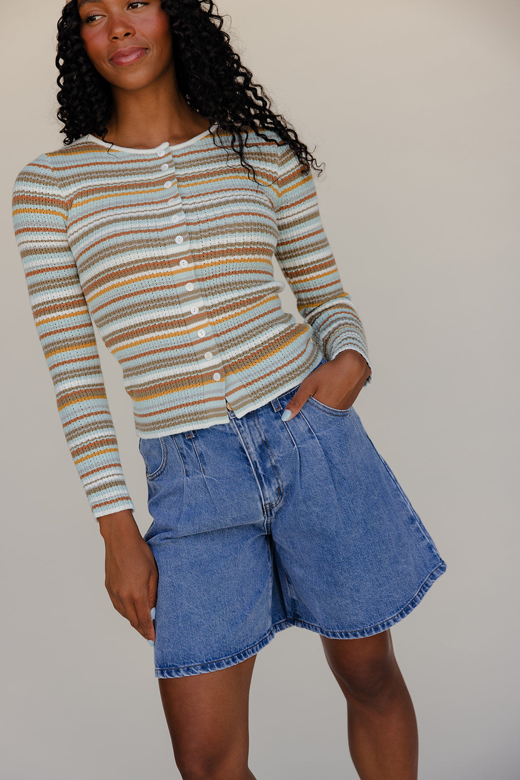 Trail Mix Stripe Cardigan