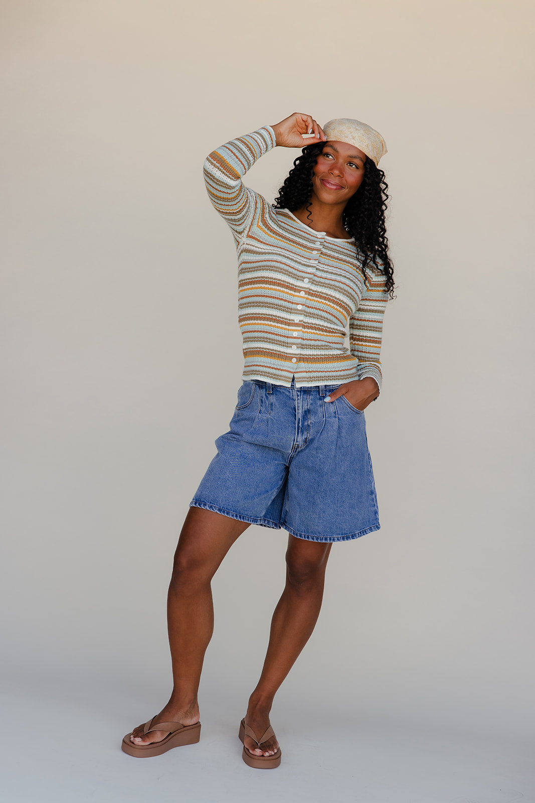 Trail Mix Stripe Cardigan