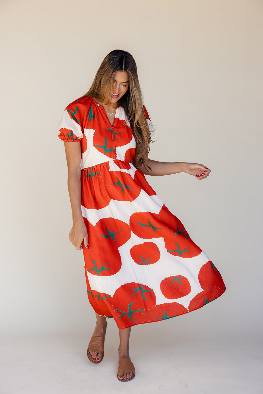 The Tuscany Tomato Dress