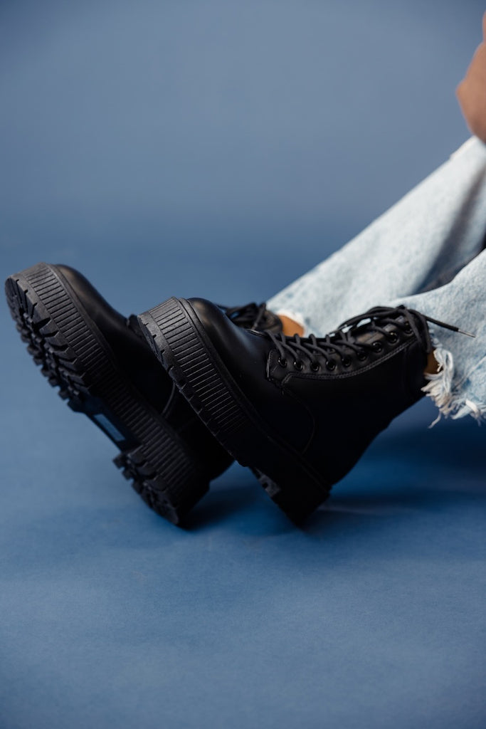 Cool Girl Combat Boots