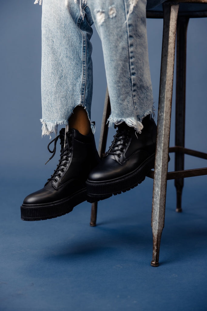 Cool Girl Combat Boots