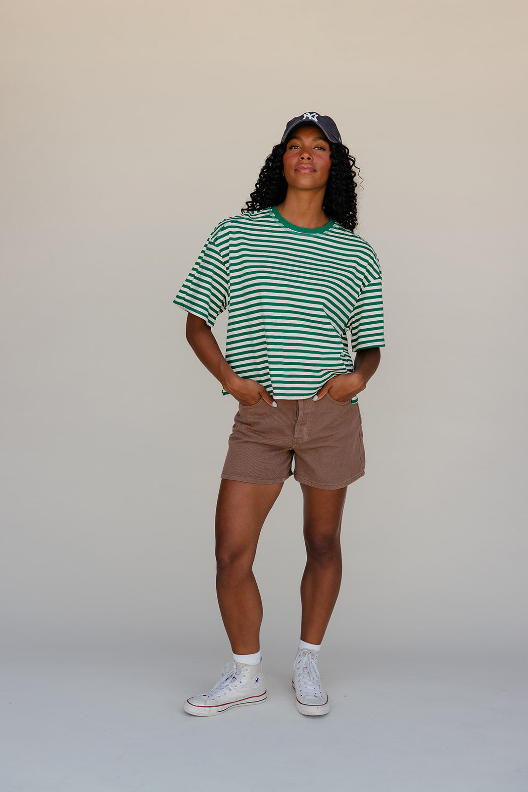 Lucky Stripe Relaxed Tee