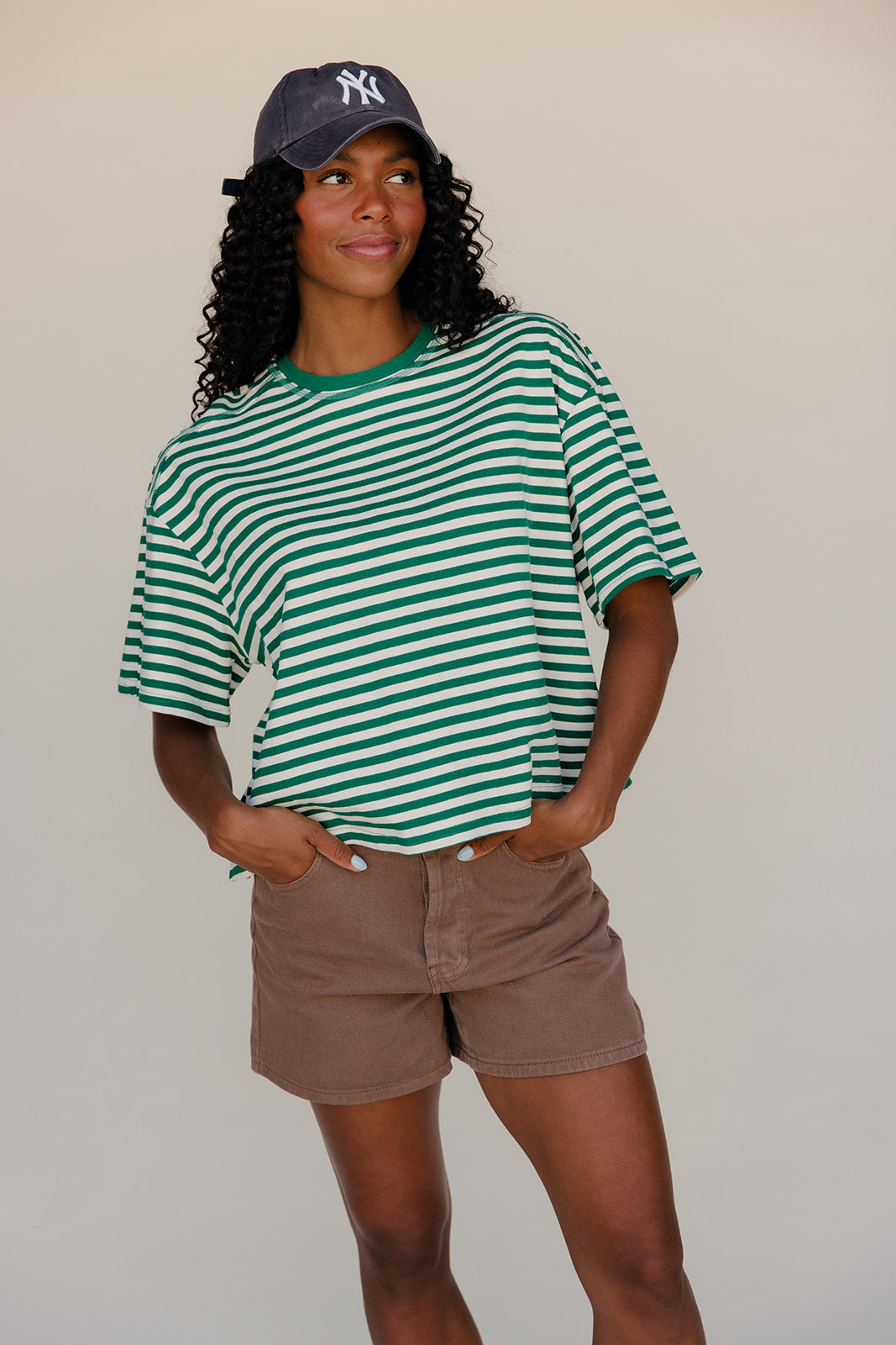 Lucky Stripe Relaxed Tee