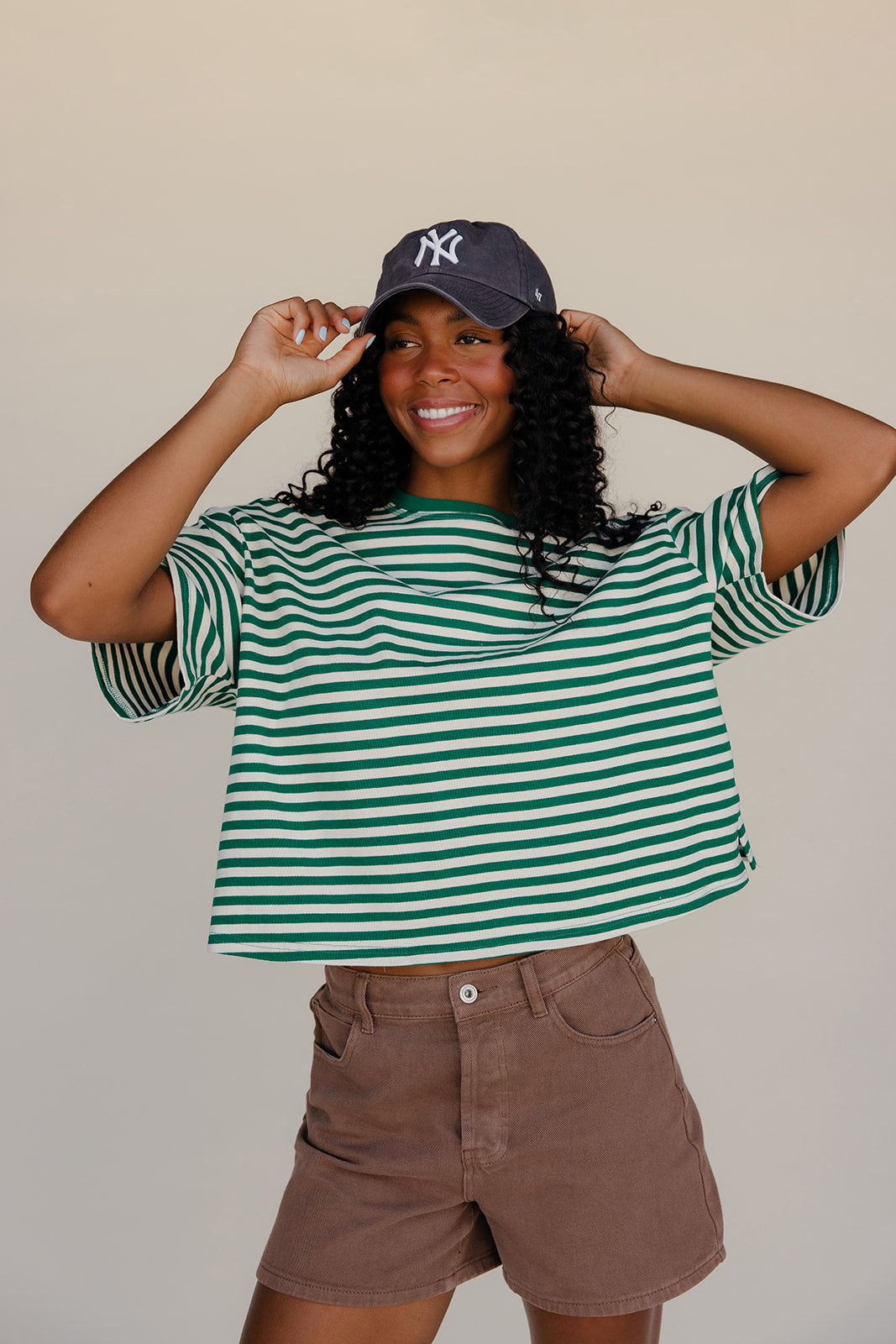 Lucky Stripe Relaxed Tee