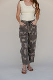 Camo Crush Barrel Pants