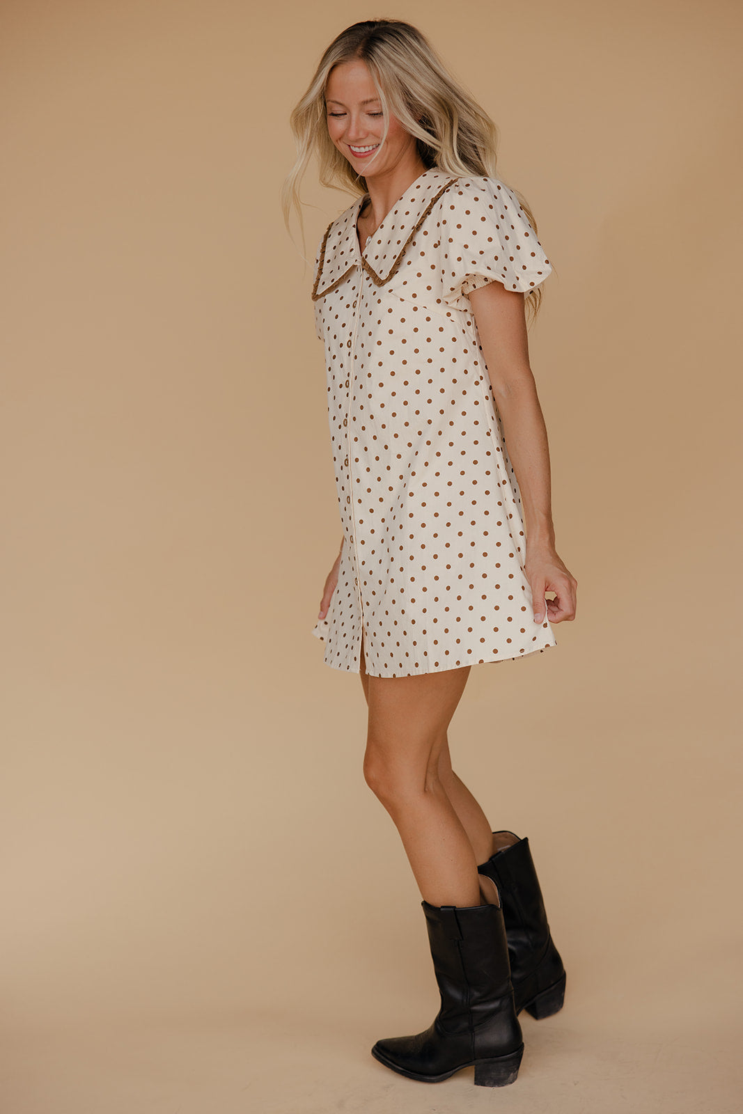 Sunday Brunch Dot Dress