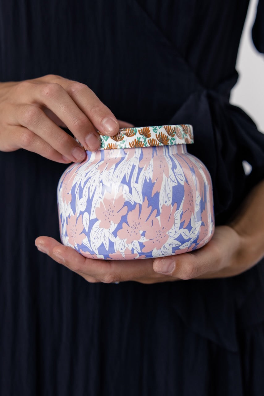 Capri Blue Pattern Play Volcano Candle