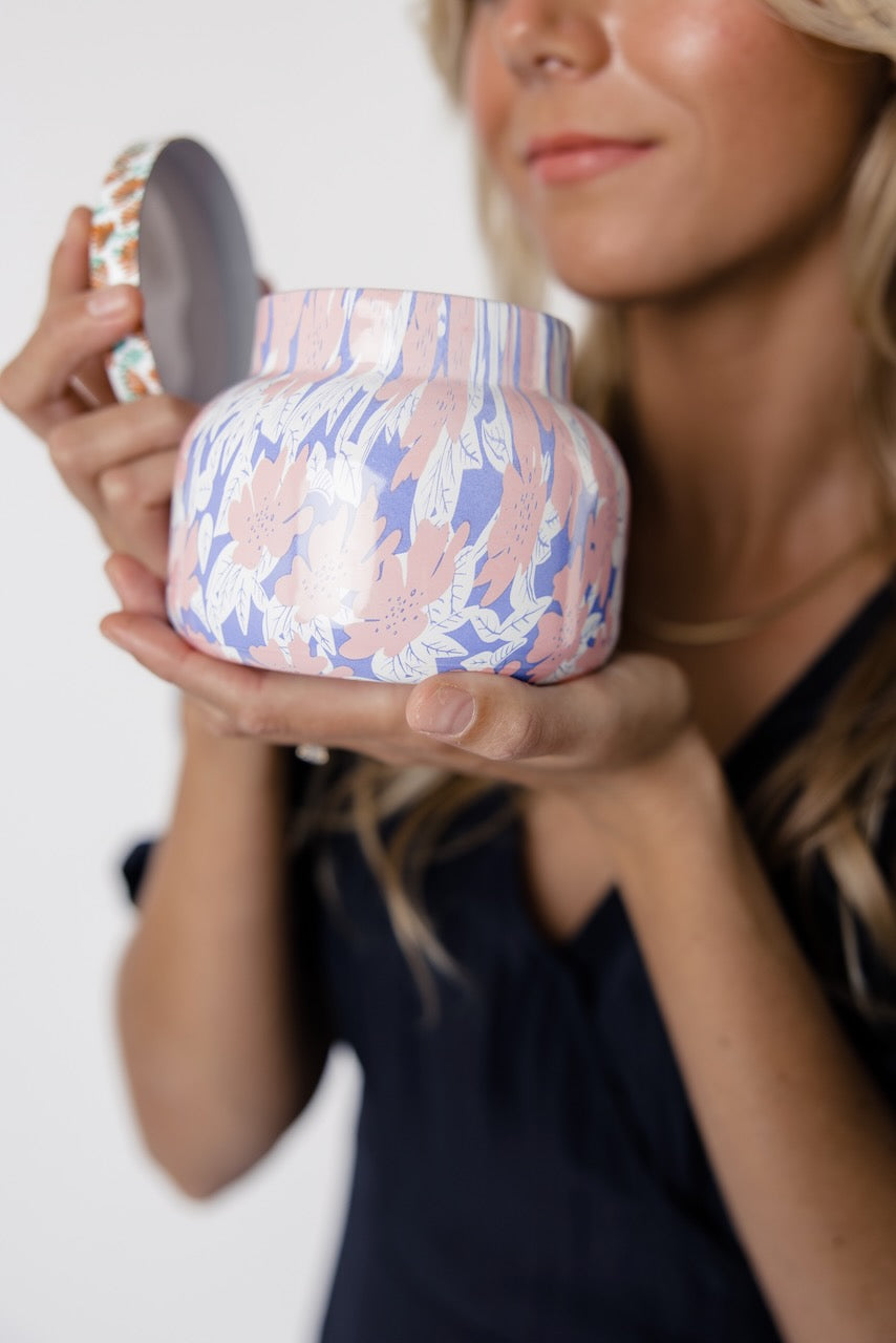 Capri Blue Pattern Play Volcano Candle