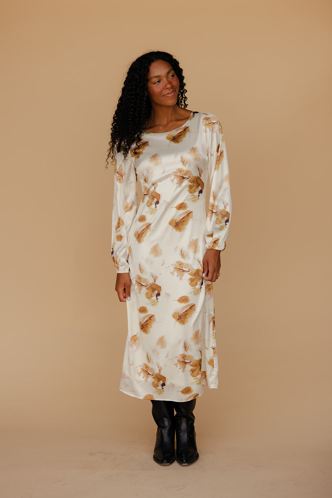Fallen Leaves Maxi Dress