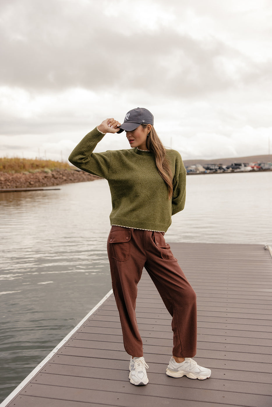 Sweet Clover Scalloped Sweater