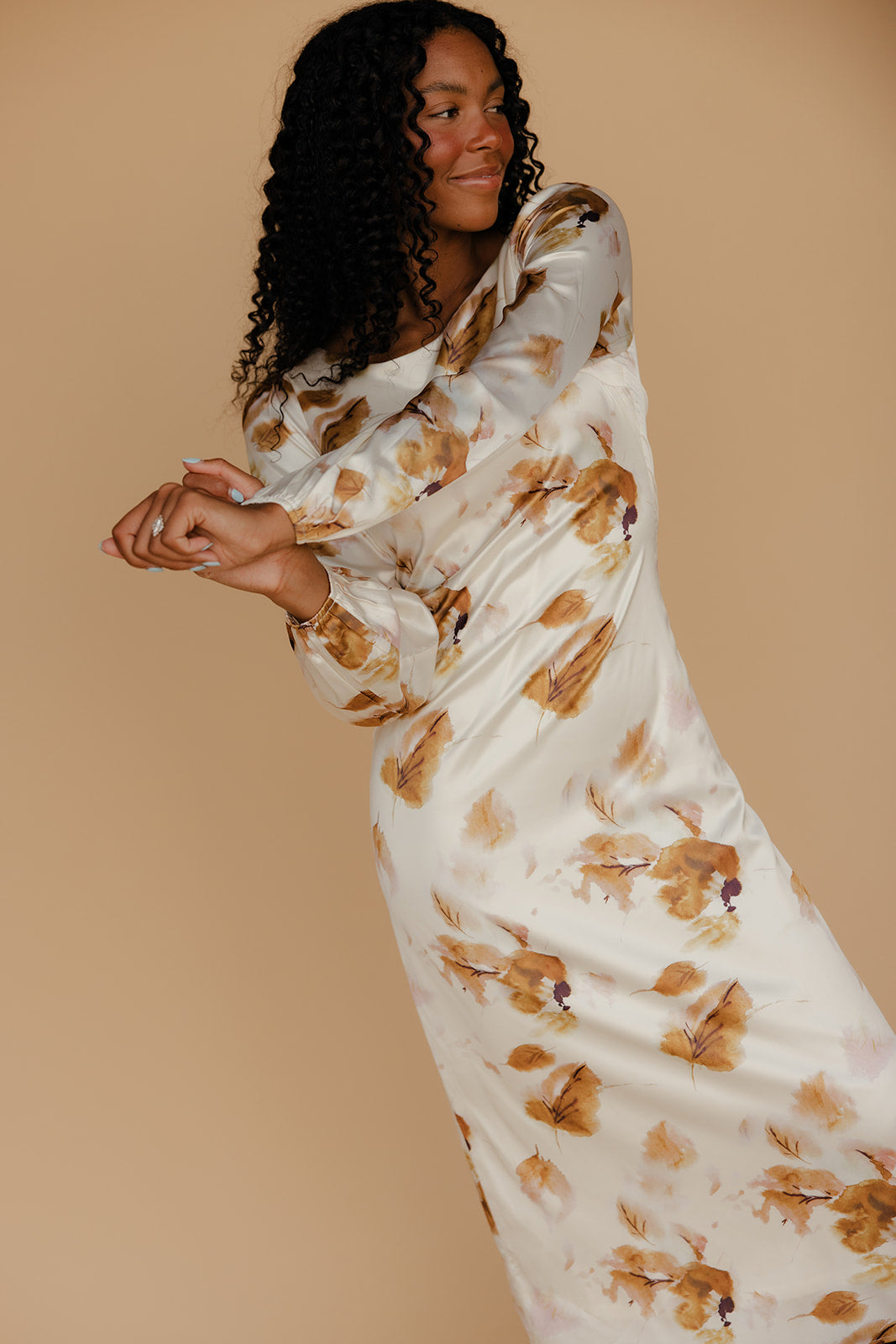 Fallen Leaves Maxi Dress