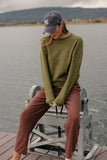Sweet Clover Scalloped Sweater