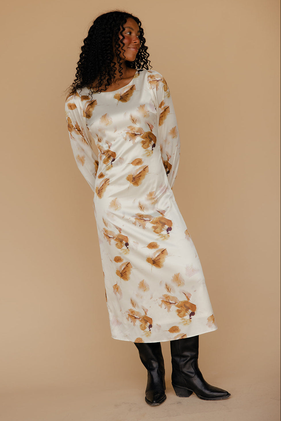 Fallen Leaves Maxi Dress
