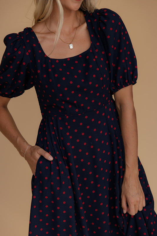 Lady Luck Puff Sleeve Dress