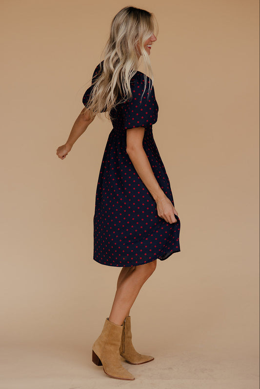 Lady Luck Puff Sleeve Dress