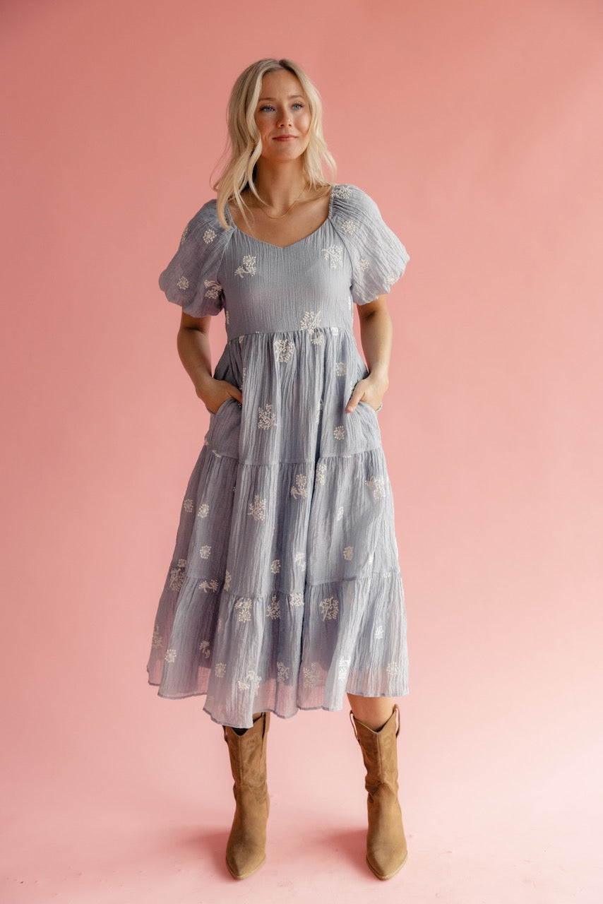 Marisette Embroidered Dress
