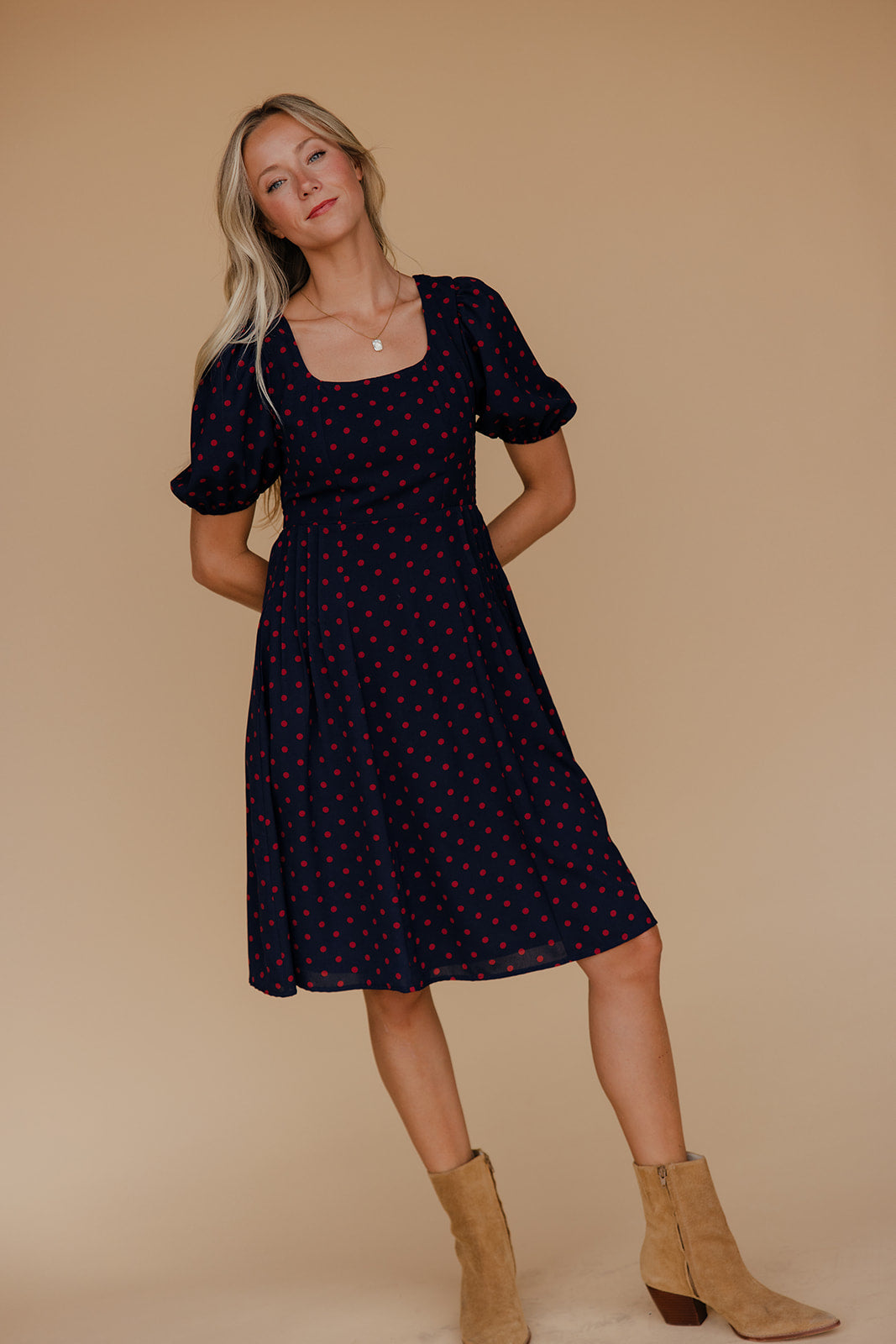 Lady Luck Puff Sleeve Dress