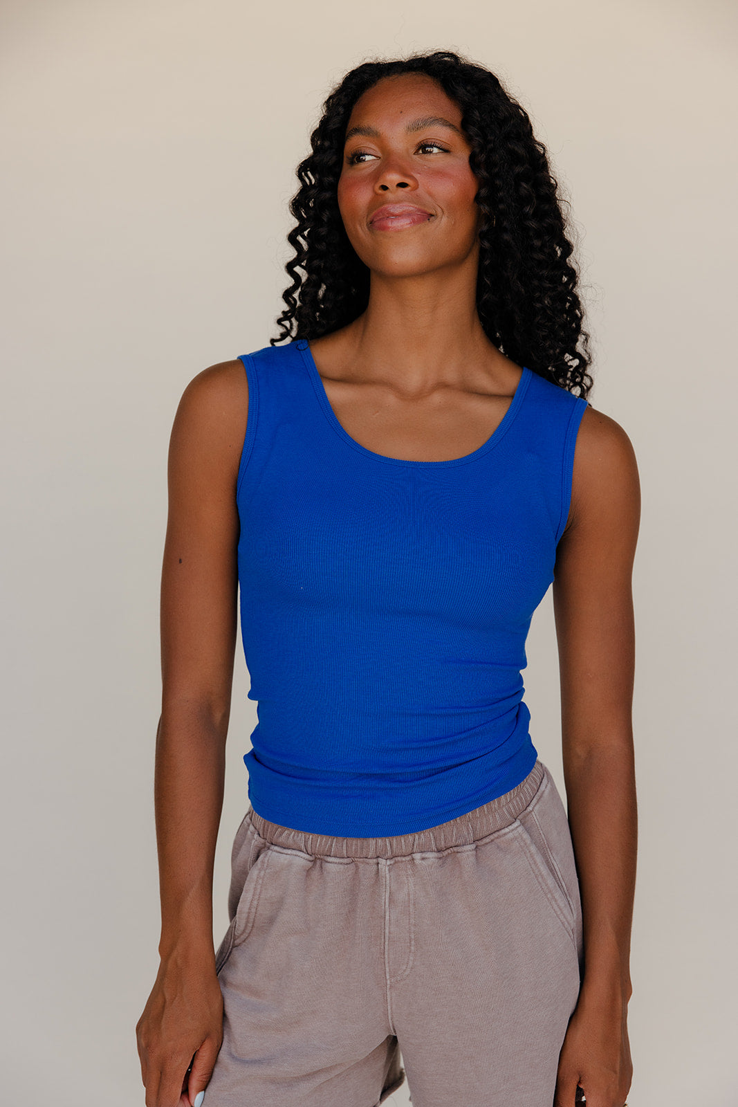 Effortless Ribbed Tank
