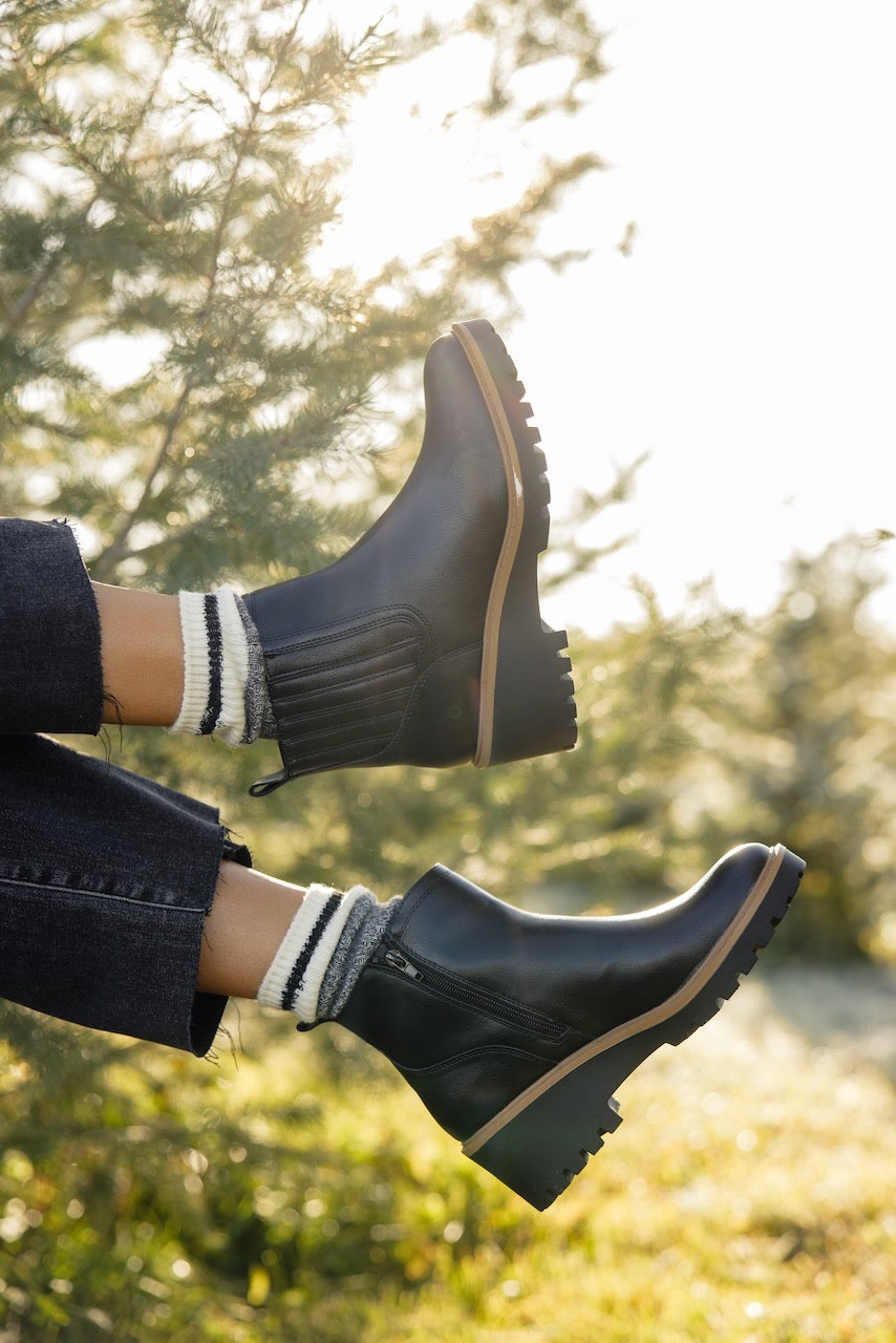 Lug Ankle Boot - Fall Booties | ROOLEE
