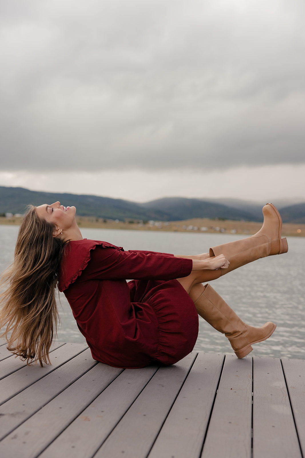 All the Frills Collared Dress