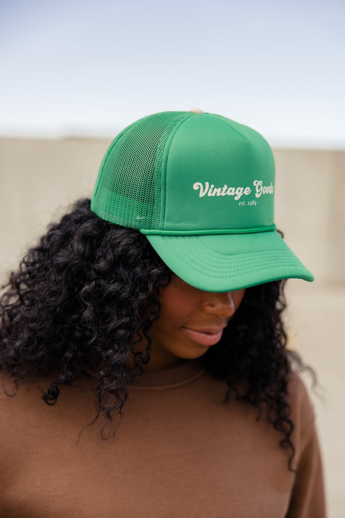 Green Trucker Hat | ROOLEE