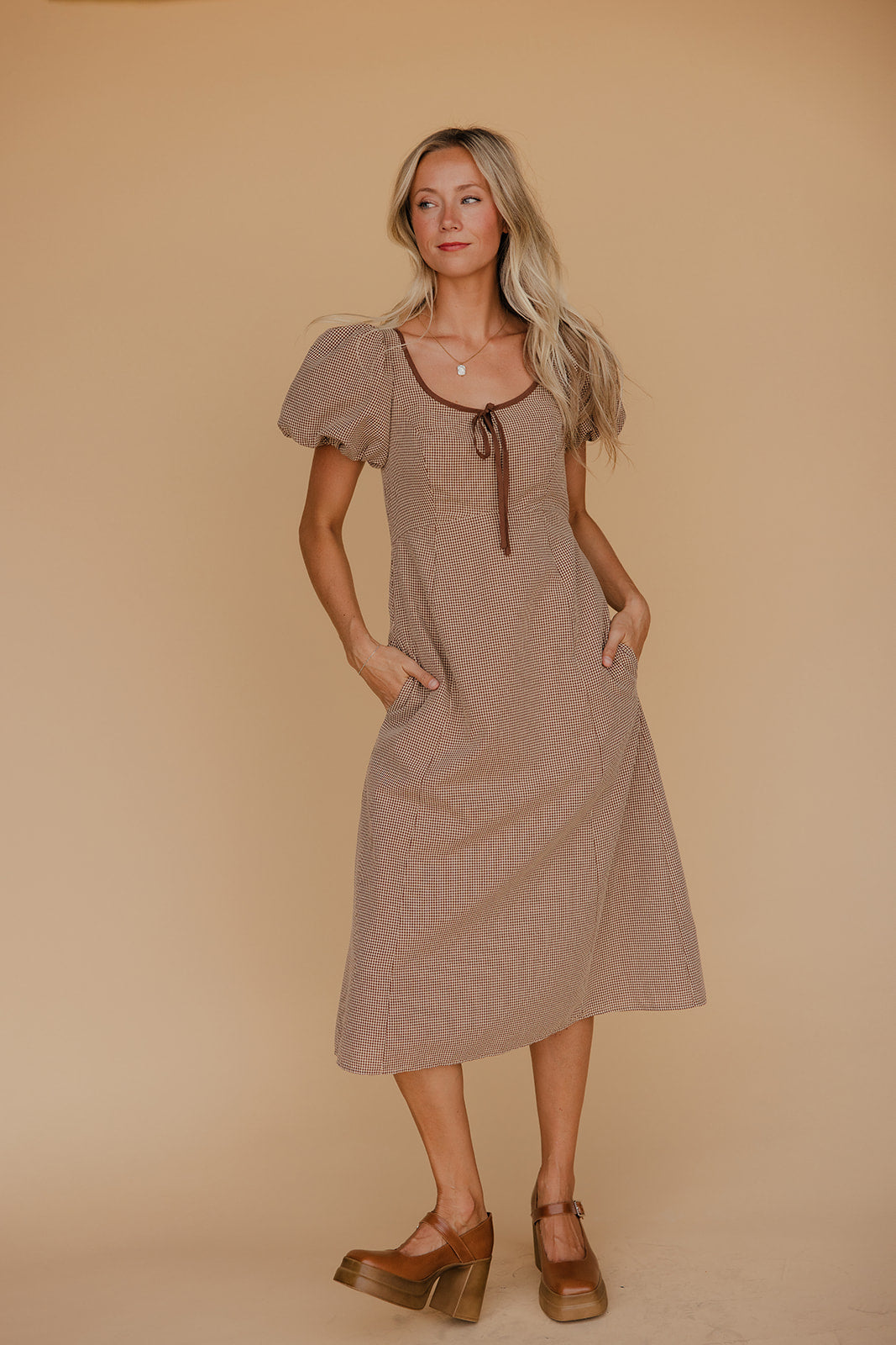 Hattie Gingham Dress