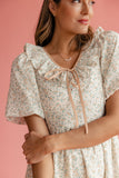 Jill Ruffle Tie Dress