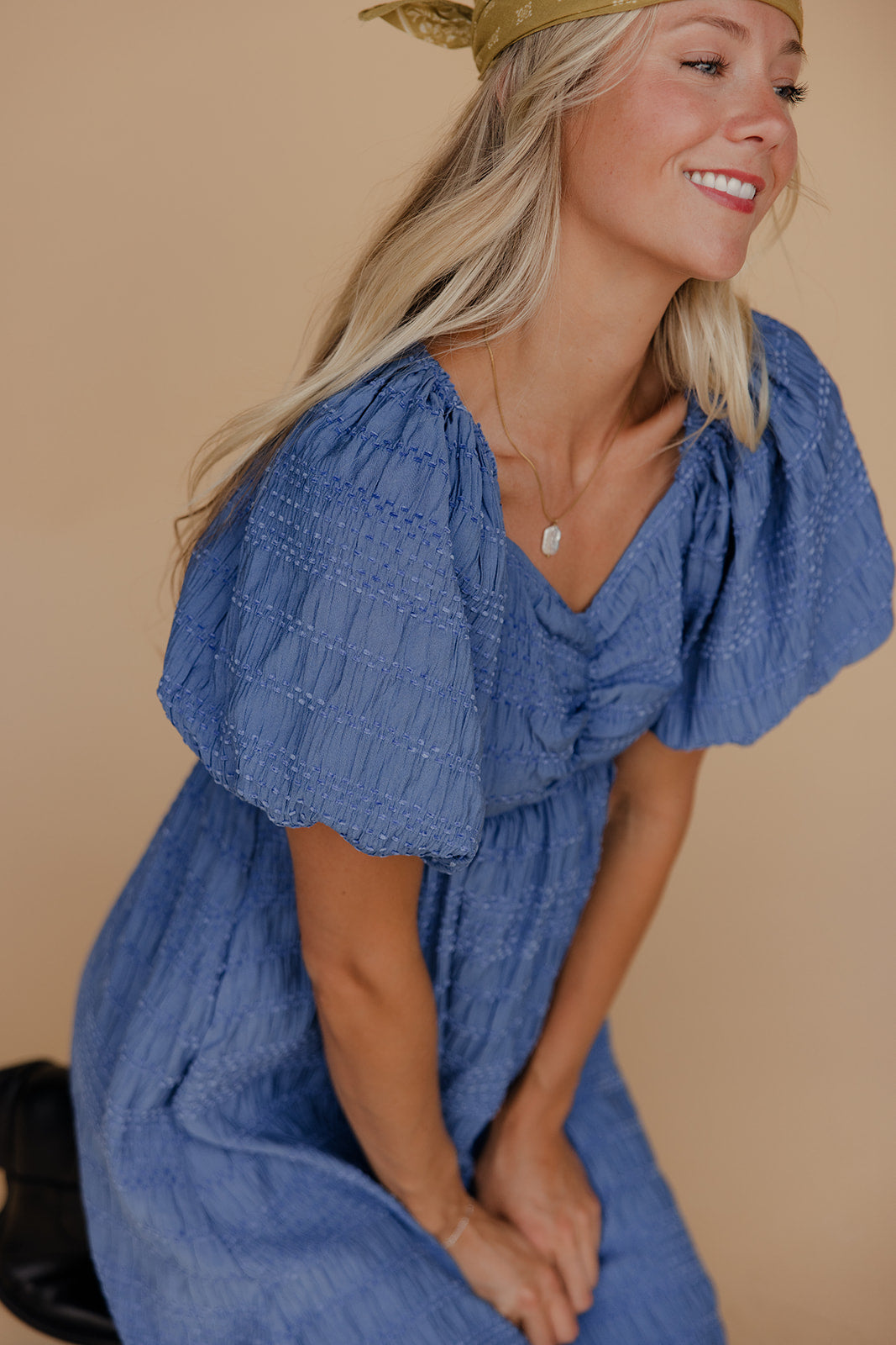 Blue Jean Baby Midi Dress