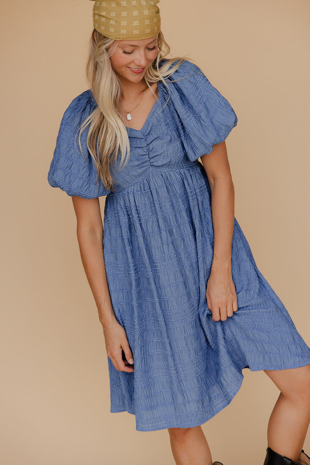 Blue Jean Baby Midi Dress