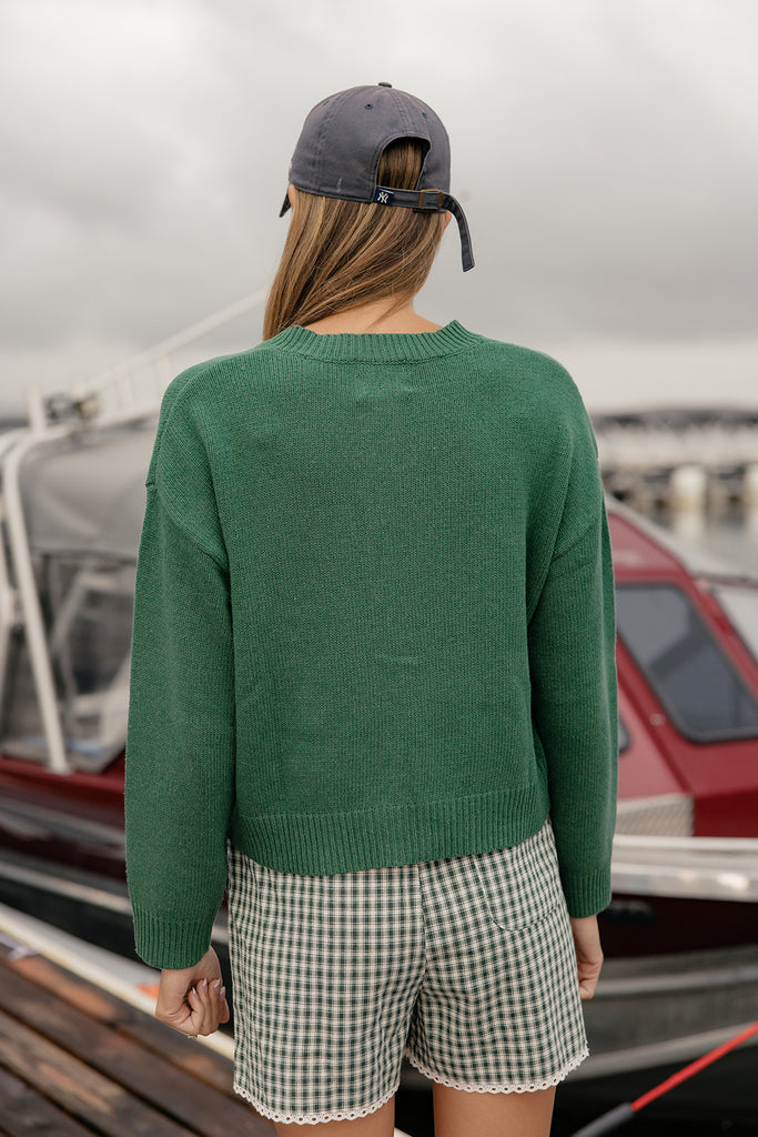 Redwood Forest Button Cardigan