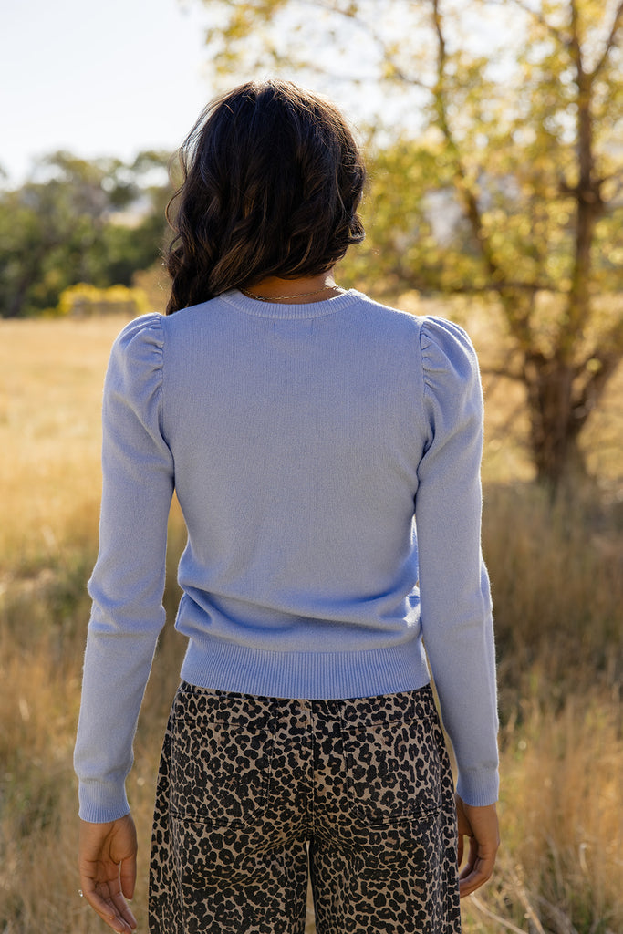 The Rain Clouds Puff Sleeve Sweater